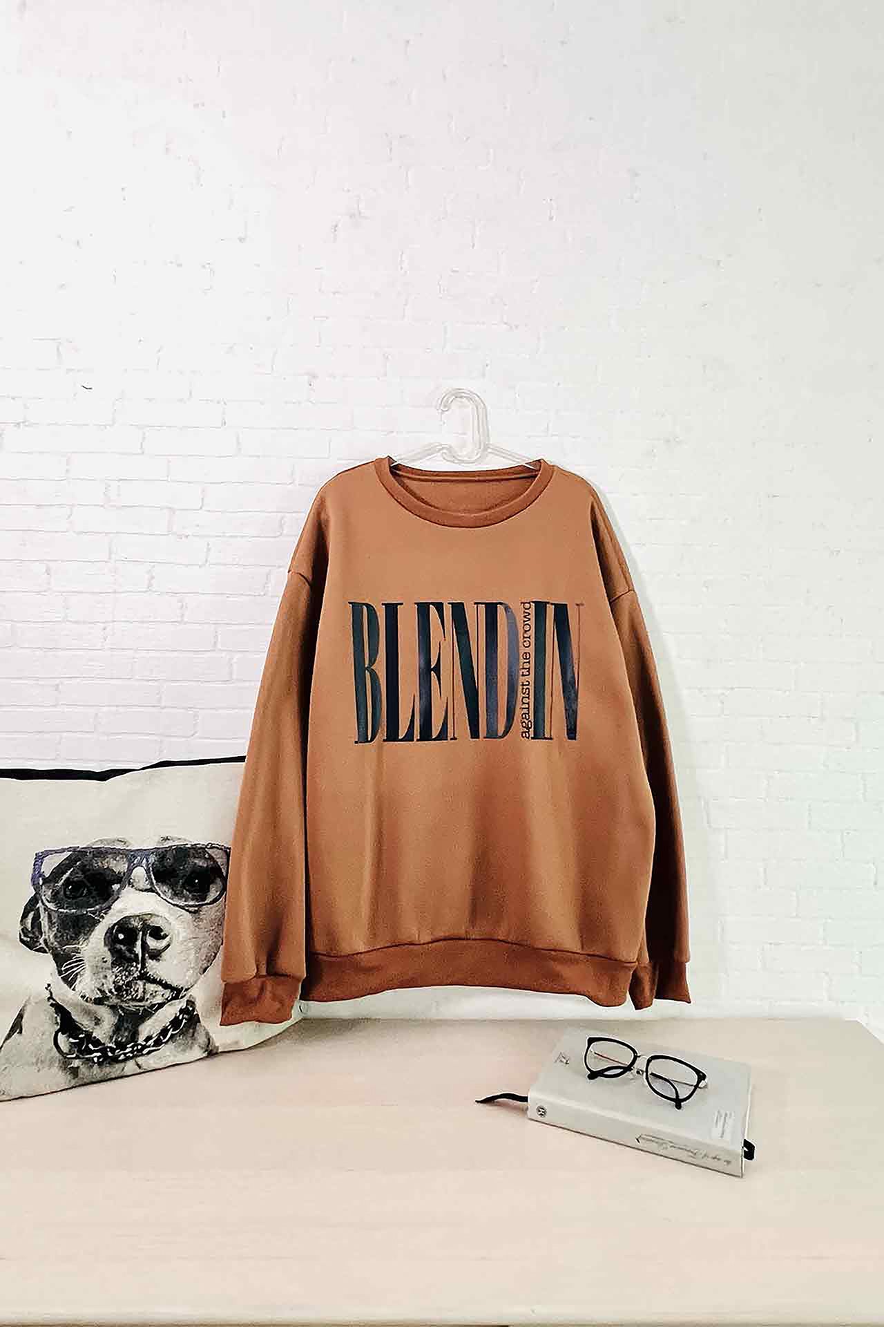 Barcode Men Sweatshirt | white