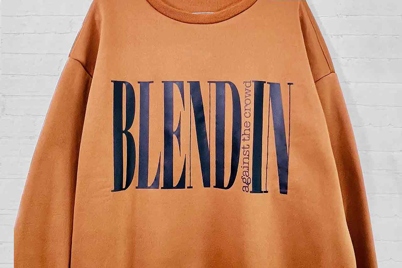 Barcode Men Sweatshirt | white