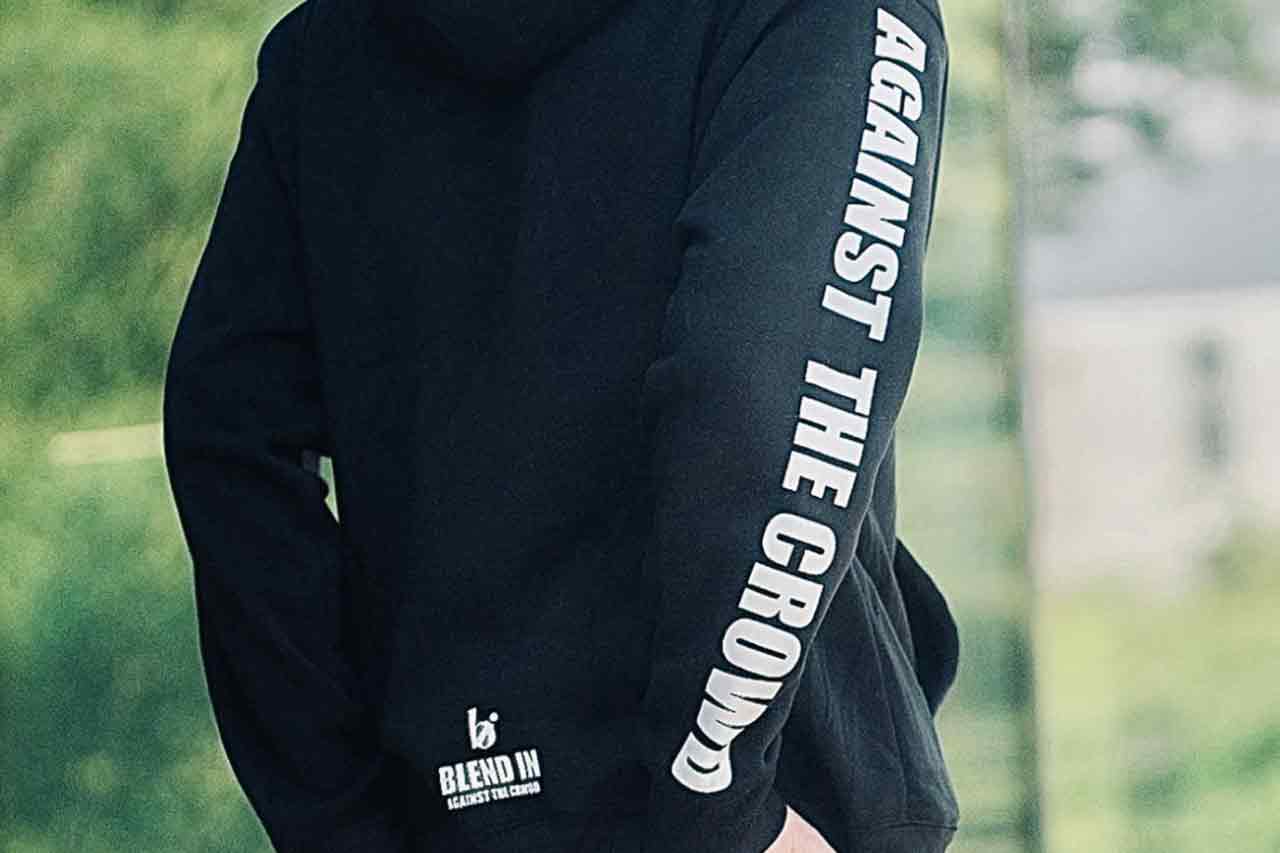 Bold Sleeves Women Hoodie | white