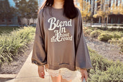 Cursive Women Sweatshirt | brown