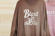 Cursive Women Sweatshirt | brown