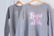 Cursive Women Sweatshirt | brown