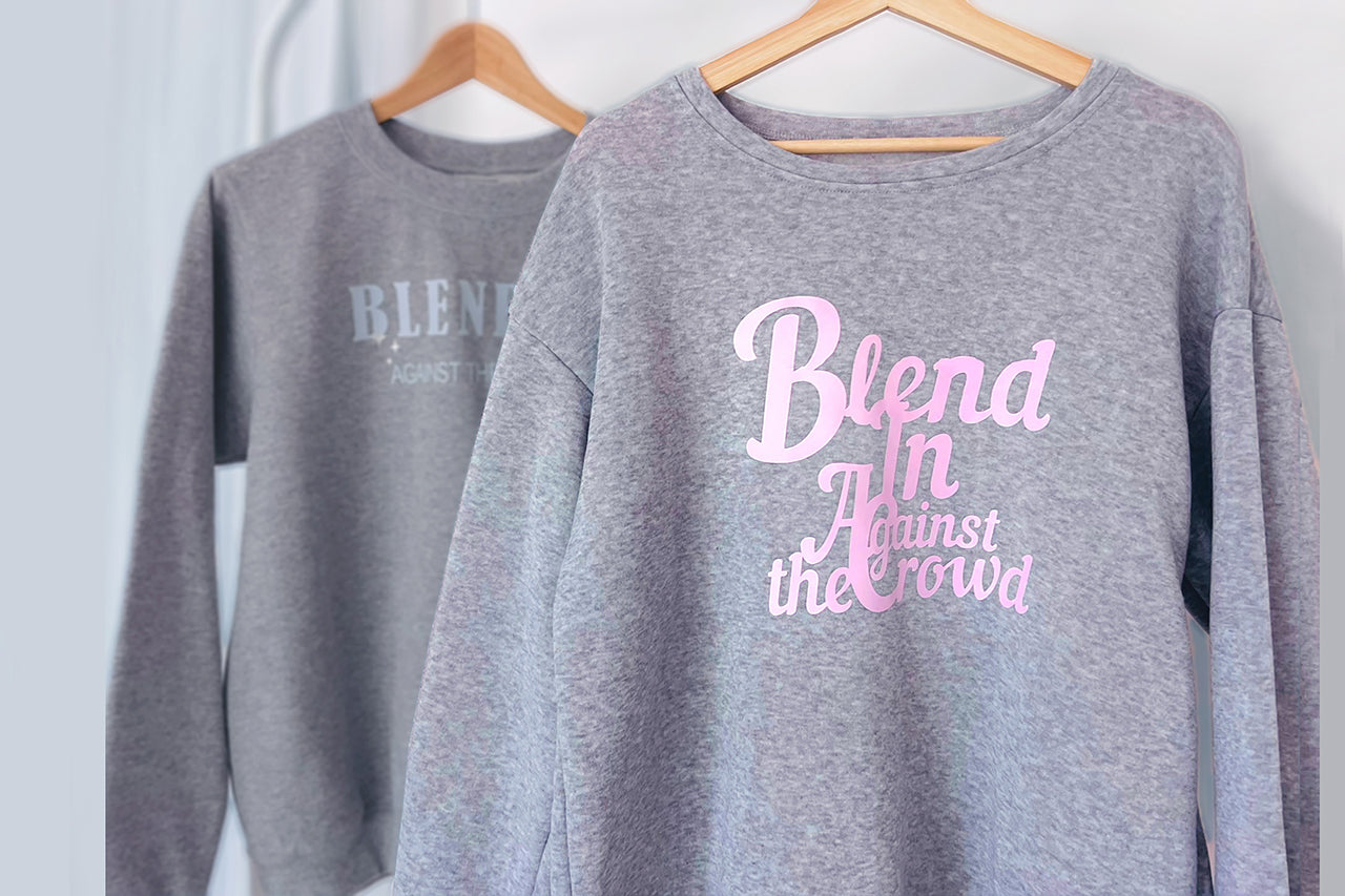 Cursive Women Sweatshirt | brown