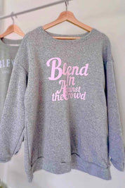 Cursive Women Sweatshirt | brown