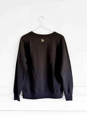 Motto Women Sweatshirt | pink on black