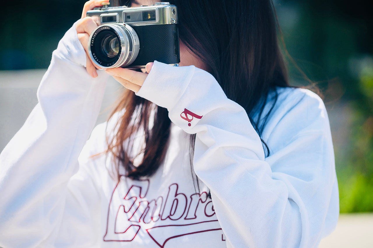 College Women Sweatshirt | white