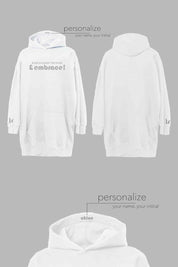 Precious Metal Hoodie Dress | black