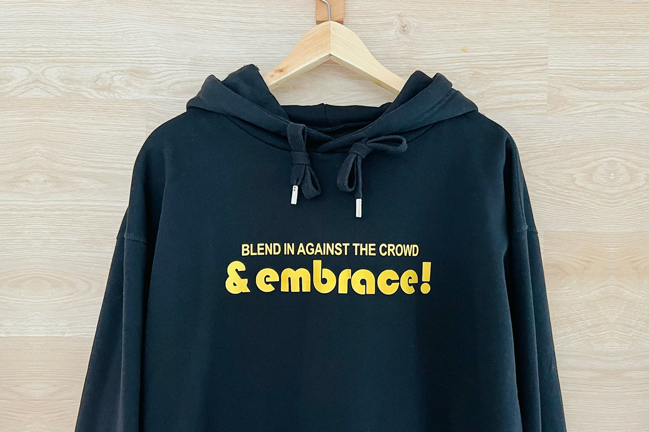 Precious Metal Hoodie Dress | black