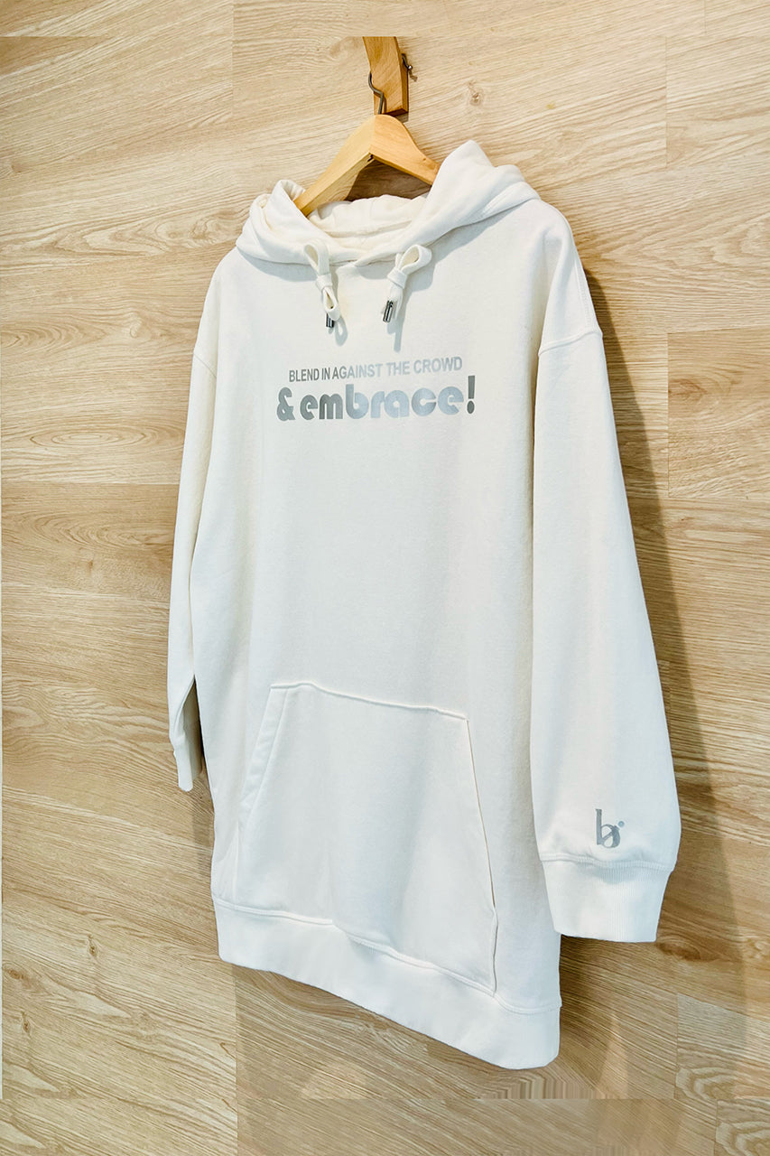 Precious Metal Hoodie Dress | black