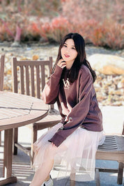 Vheart Women Sweatshirt | brown