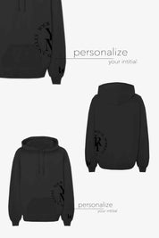 Round Seal Men Hoodie | silver