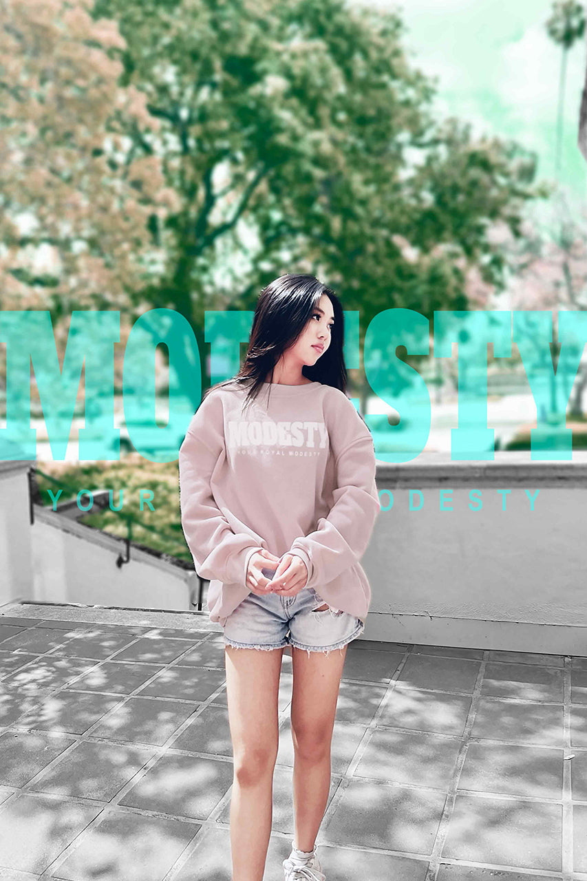 Major Mod Women Sweatshirt | apricot