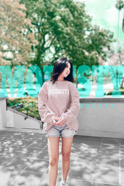 Major Mod Women Sweatshirt | apricot