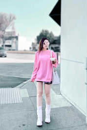 Major Mod Women Sweatshirt | apricot