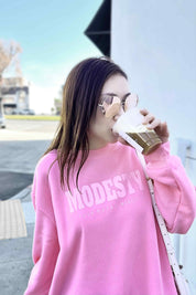 Major Mod Women Sweatshirt | apricot