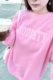 Major Mod Women Sweatshirt | apricot