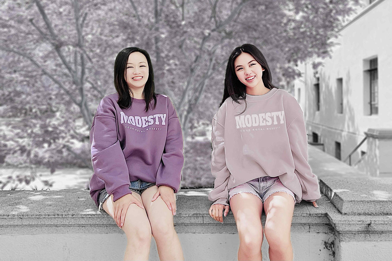 Major Mod Women Sweatshirt | apricot