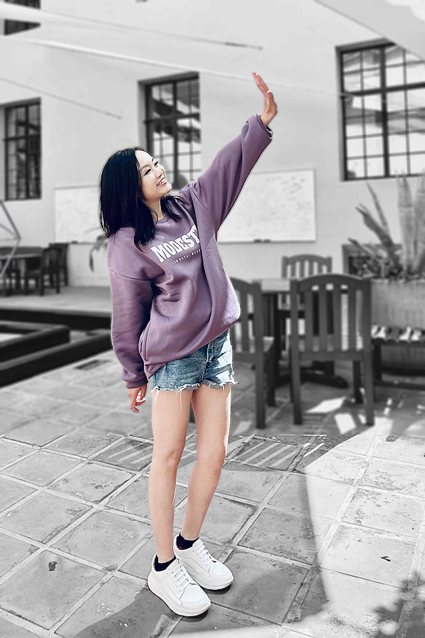 Major Mod Women Sweatshirt | apricot