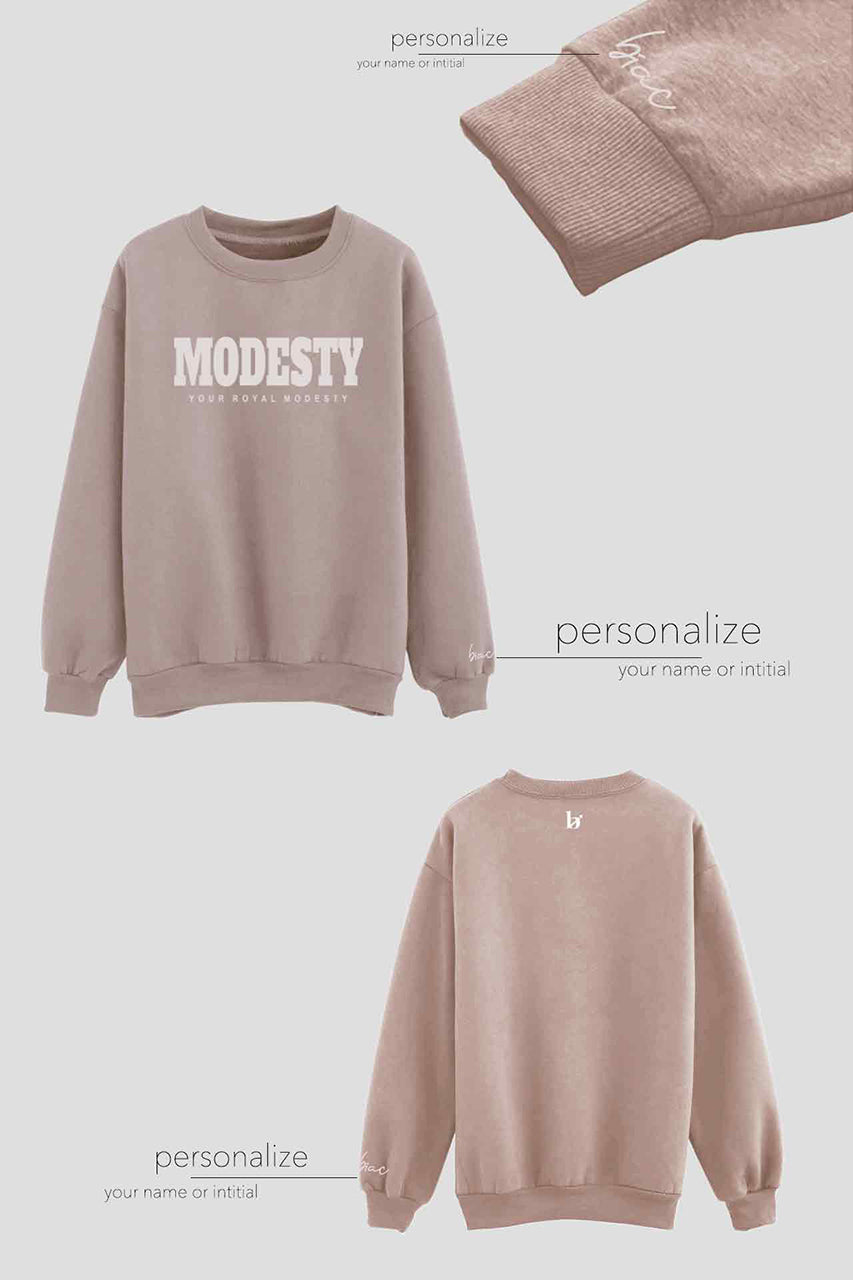 Major Mod Women Sweatshirt | apricot