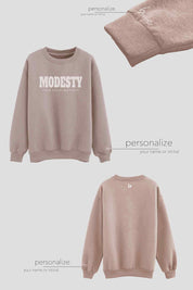 Major Mod Women Sweatshirt | apricot