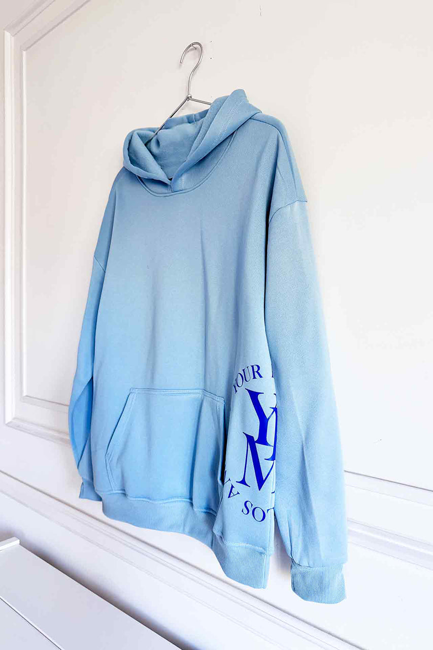 Round Seal Women Hoodie | sky blue