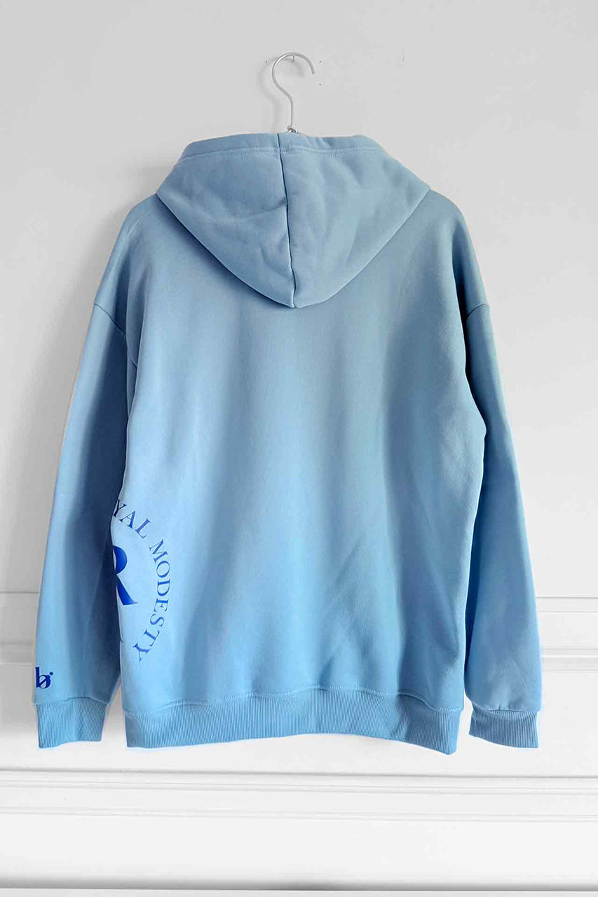 Round Seal Women Hoodie | sky blue