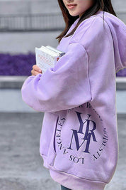 Round Seal Women Hoodie | sky blue