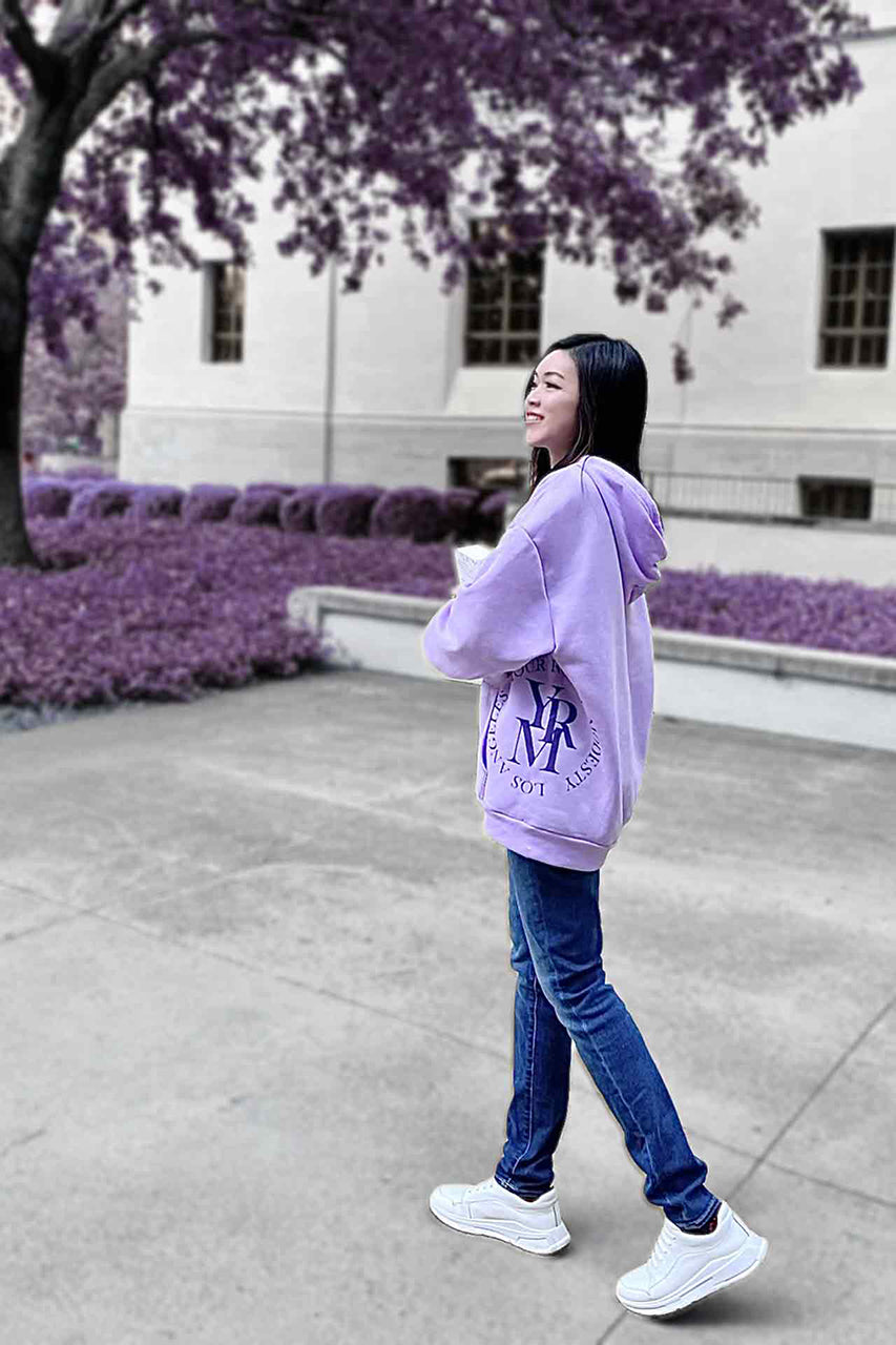 Round Seal Women Hoodie | sky blue