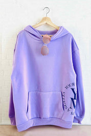 Round Seal Women Hoodie | sky blue