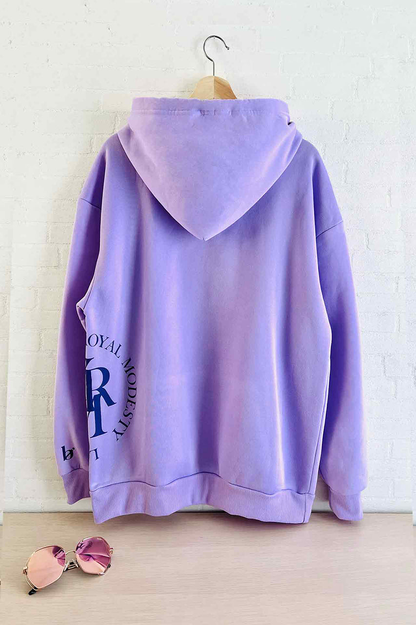 Round Seal Women Hoodie | sky blue