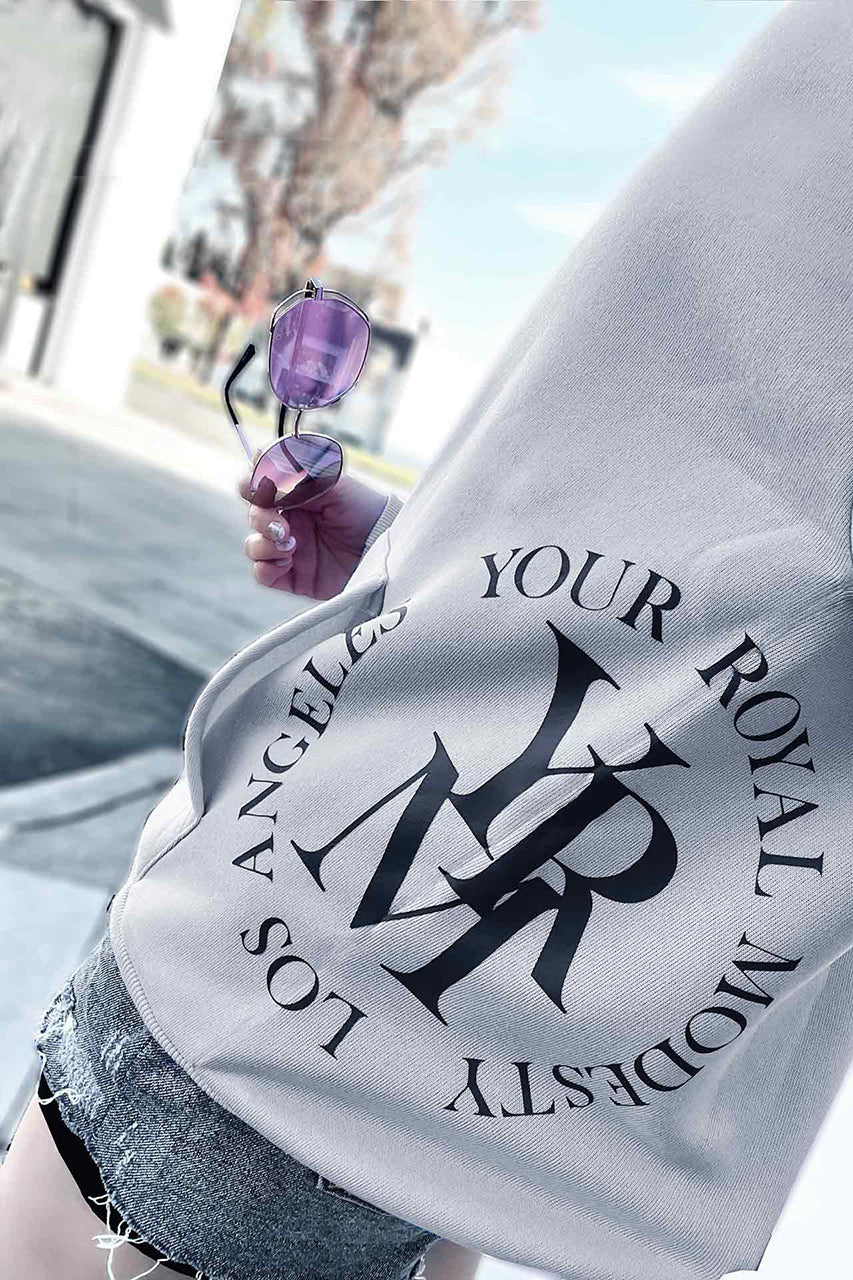 Round Seal Women Hoodie | sky blue