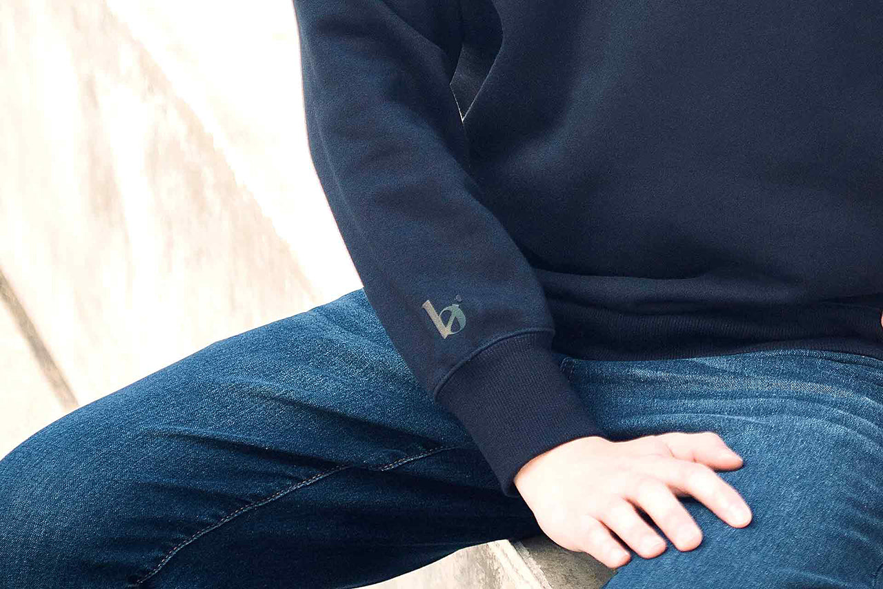 Subtle Shimmer Men Sweatshirt | navy