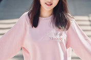 Subtle Shimmer Women Sweatshirt | pink