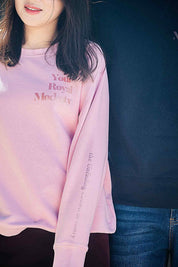 Subtle Shimmer Women Sweatshirt | pink